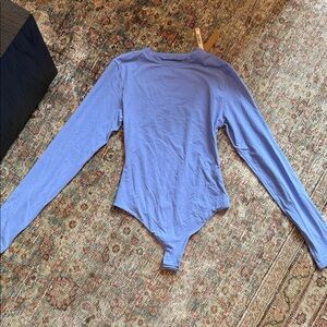 SKIMS Blue Long Sleeve Bodysuit